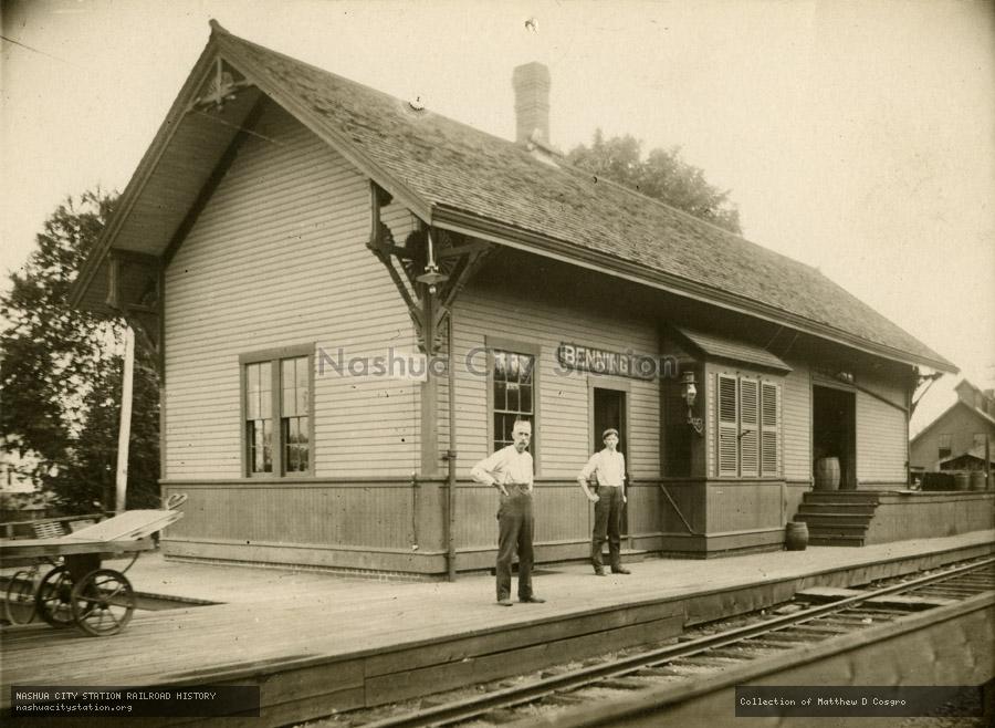 Postcard: Bennington station